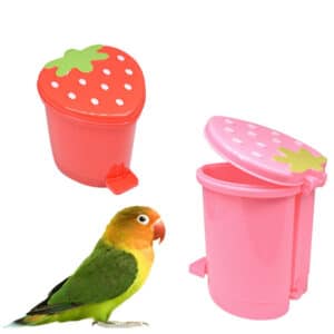 Trash game for parrots